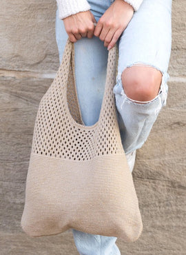 Soft Knit Hobo Bag