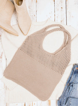 Soft Knit Hobo Bag