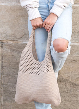 Soft Knit Hobo Bag
