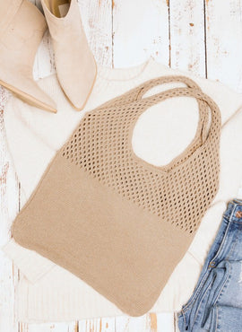 Soft Knit Hobo Bag