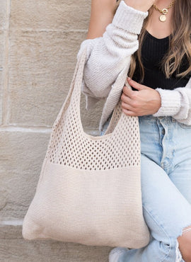 Soft Knit Hobo Bag