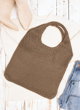 Soft Knit Hobo Bag