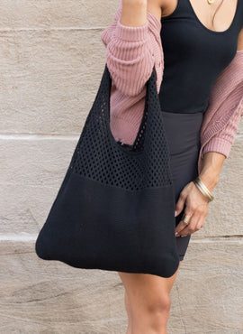 Soft Knit Hobo Bag
