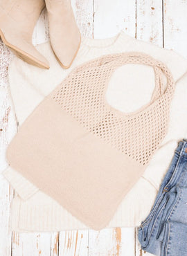 Soft Knit Hobo Bag