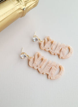 Acrylic Squad Earrings