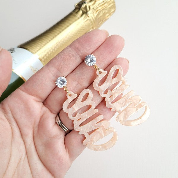 Acrylic Squad Earrings