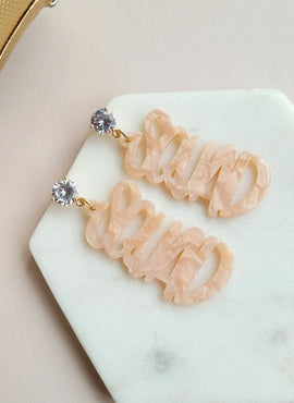 Acrylic Squad Earrings