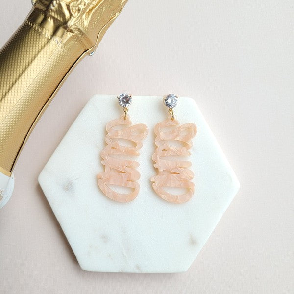 Acrylic Squad Earrings