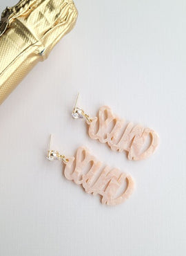 Acrylic Squad Earrings