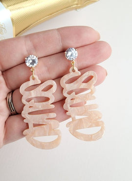 Acrylic Squad Earrings