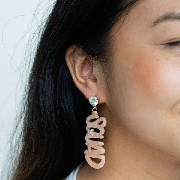 Acrylic Squad Earrings