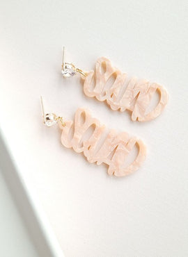 Acrylic Squad Earrings