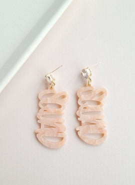 Acrylic Squad Earrings