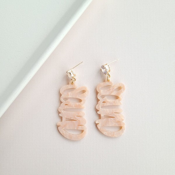 Acrylic Squad Earrings