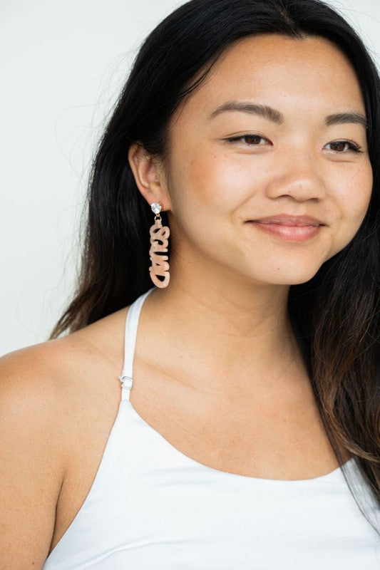 Acrylic Squad Earrings