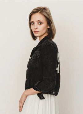 Pearl Patch Denim Jacket