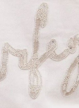 Classic Pearl Beaded Wifey Jacket